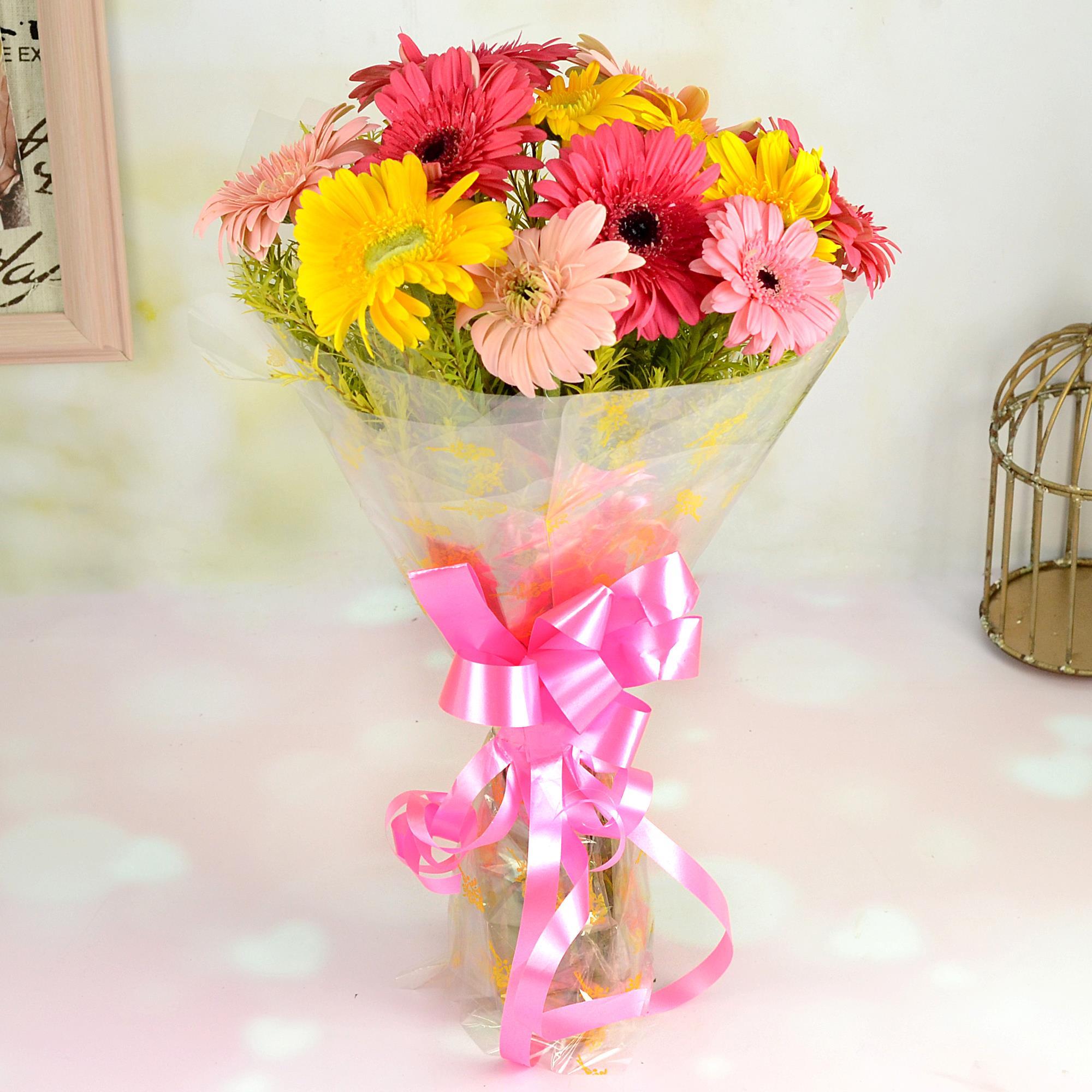 Gerberas Bouquet Flowers to Jalandhar