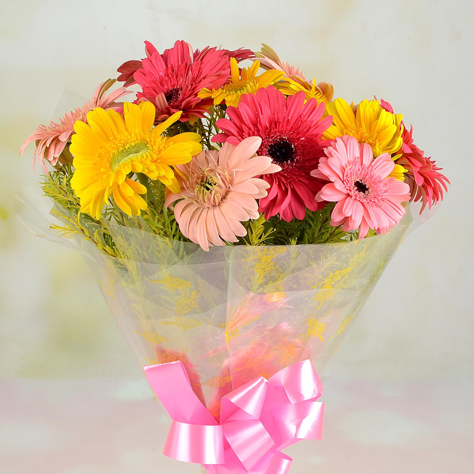 Gerberas Bouquet Flowers to Jalandhar
