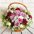 Graceful Rose Basket