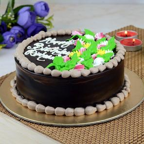 Happy Birthday Chocolate Cake - 1/2 Kg Happy Birthday Chocolate Cake - 1/2 Kg