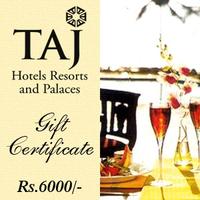Taj Gift Voucher for Rs.6000/-