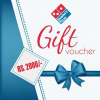 Dominos Gift Card ? 2000