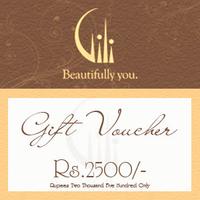Gili Gift Vouchers Rs.2,500/-
