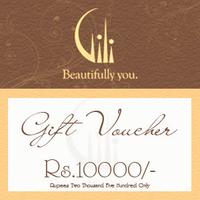Gili Gift Vouchers Rs.10,000/-