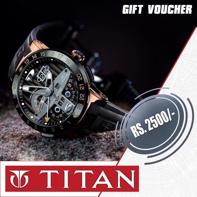 Titan Gift Vouchers Rs.2500/-