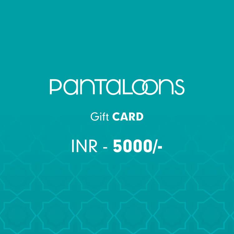 Pantaloons Gift Vouchers Rs 5000