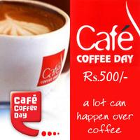 Cafe Coffee Day Gift Vouchers Rs.500/-
