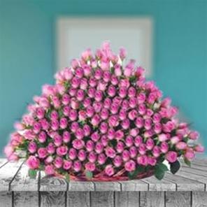 Basket full of Beautiful Roses