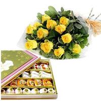 Assorted Sweets with Roses