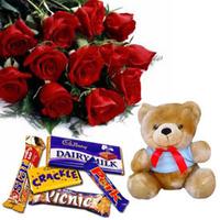 Love Bear - Roses, Teddy & Chocolates