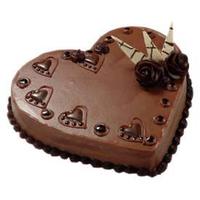 Cake (Heart) - 1 Kg. (Midnight)