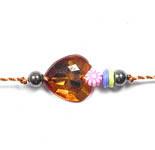 Crystal Heart Rakhi.