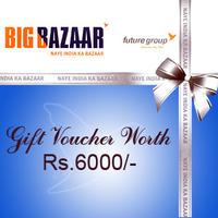 Big Bazar Gift Voucher Rs 6000