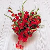 Mixed Red Flowers