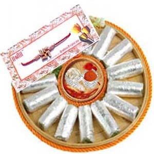 Kaju Roll Thali