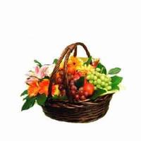 Fresh Seasonal fruits in a Basket
