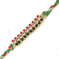 Indian Flag Rakhi Thread