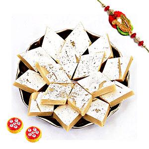Kaju Barfi - 500 gms with Rakhi