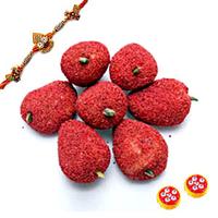 Red Lichies - 1 kg with Rakhi