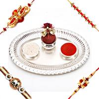 Silver Shagun Thali Hamper