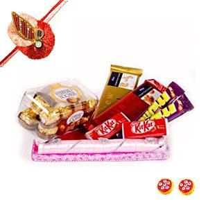 Delightful Chocolates with Rakhi