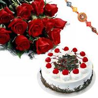 Black Forest cake with Roses