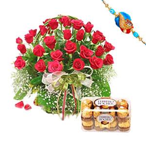 Roses & Ferrero Rocher Chocolates