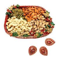 Dry Fruits - 1Kg with Diyas