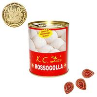 KC Das Rossogolla - 1Kg with Diyas