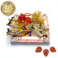 Chocolates with Sweets with Diyas