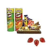 Chips and Chocolates with Diyas
