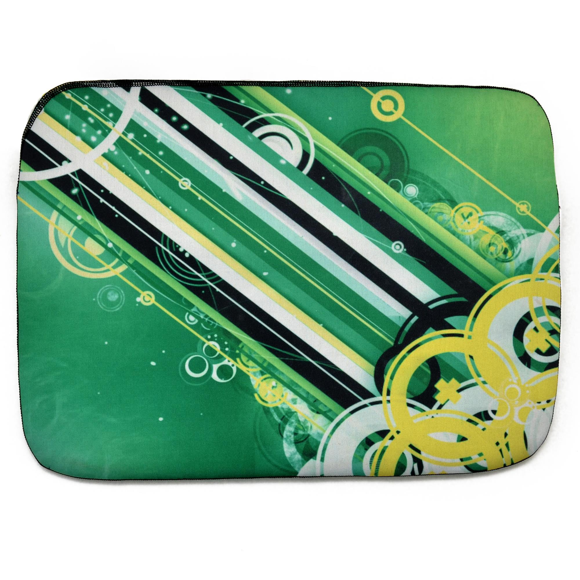 Stripes on Green Laptop Sleeve, Electronics