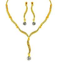 Attractive CZ Necklace Set