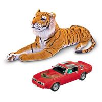 Royal Bengal Soft Toy Tiger and Car