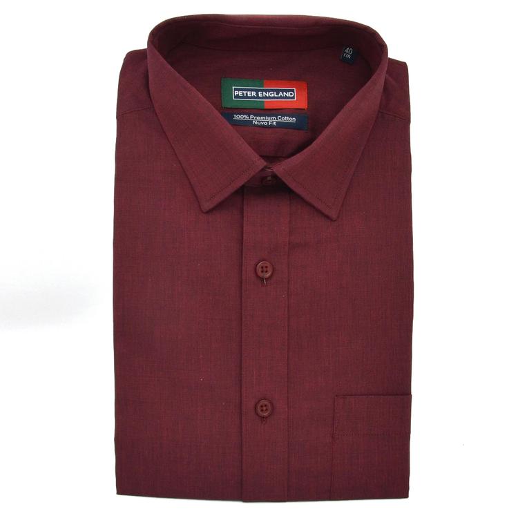 Peter England- Maroon Shirt