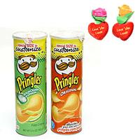 Pringles Delight with Rose Hearts