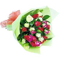 Rose Bouquet In Mixed Colours