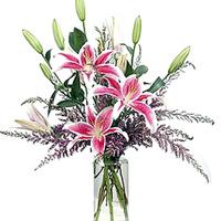 Pink Stargazer Lily Bouquet