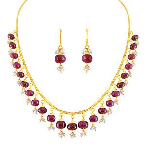 Gold Ruby Droplets