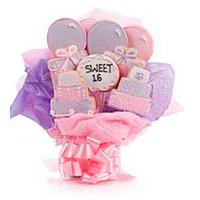 Sweet Sixteen Cookie Bouquet