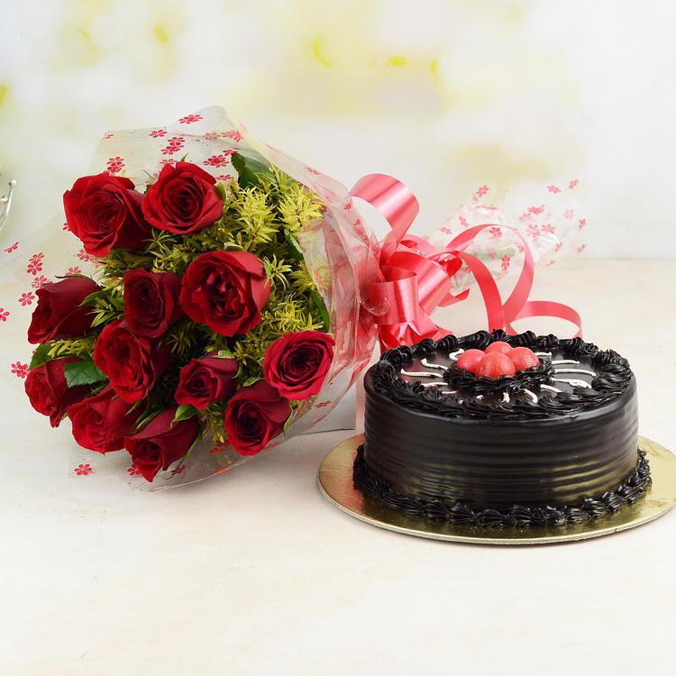 Roses with Cake