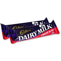 2 Pack Cadbury Dairy Milk fruit N Nut