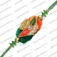 Flower Design Artwork Rakhi