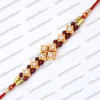 Dazzling Artificial Diamond Rakhi