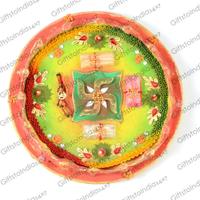 Decorative Round Thali