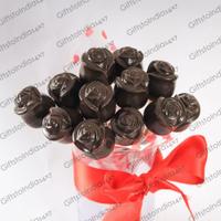Chocolate roses-pack of 12