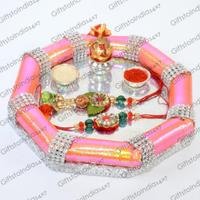 Rakhi Tray with Bhaiya Bhabhi Rakhis