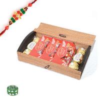 Yummy Chocolates in a Box with Rakhi
