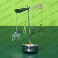 Steel Candle Stand With Animal figures