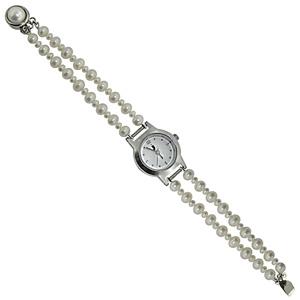 Wonderful Two String White Pearl Watch